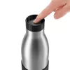EMSA Bludrop Sleeve N3111100 dzeramā pudele ikdienas lietošanai 700 ml nerūsējošais tērauds melna, nerūsējošais tērauds