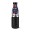 EMSA Bludrop Sleeve N3111100 dzeramā pudele ikdienas lietošanai 700 ml nerūsējošais tērauds melna, nerūsējošais tērauds