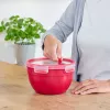 Kastīte EMSA N10605 Apaļa 1.1 L Sarkana Caurspīdīga 95 mm 16.7 cm