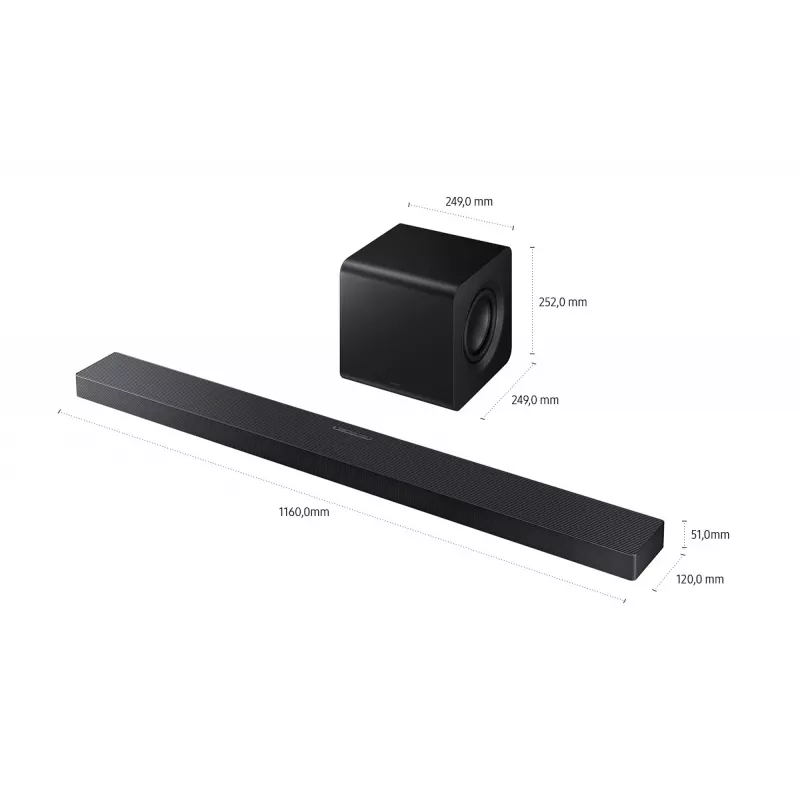 Samsung HW-QS710GF Melns 3.1.2 channels