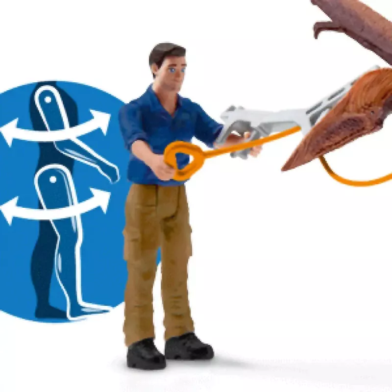 Rotaļlietu komplekts Schleich Dinozauri Jetpack Chase