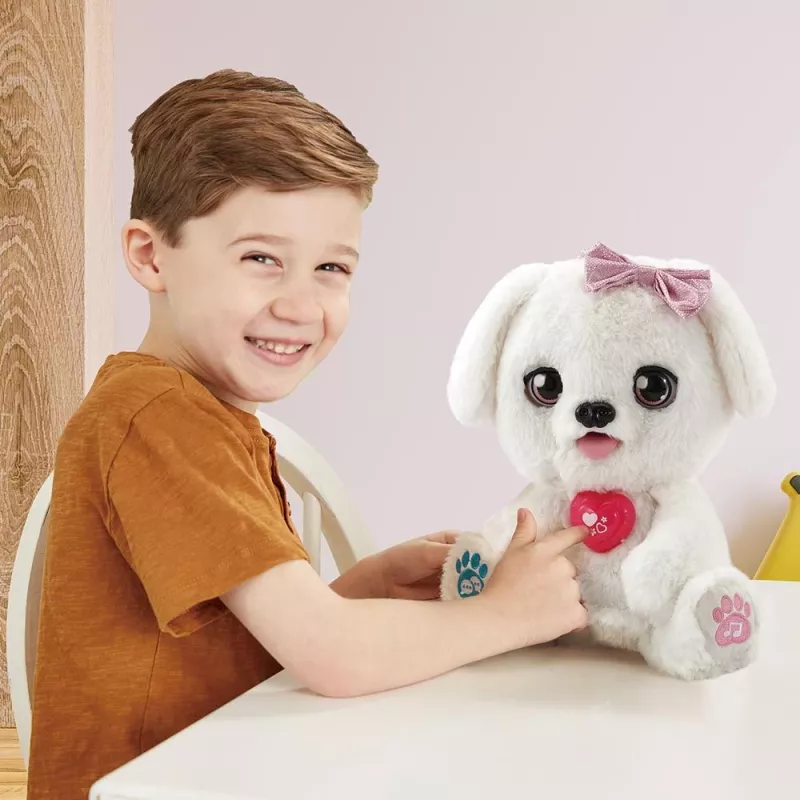 Mīkstā rotaļlieta VTech Schlecki mīļais kucēns — interaktīvs plīša kucēns no VTech