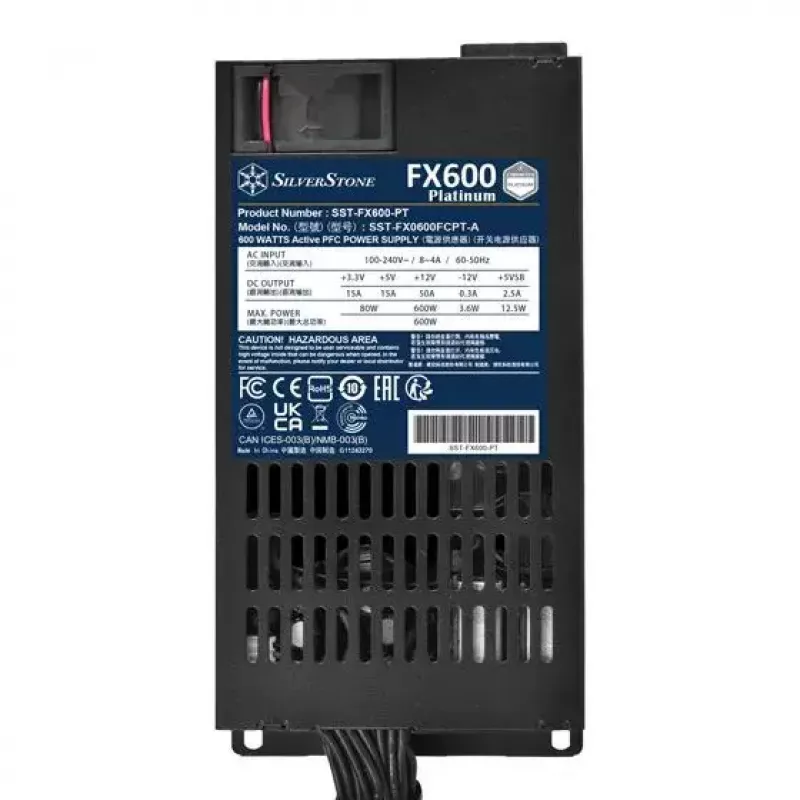 Barošanas bloks Silverstone FX600 Platinum 600 W