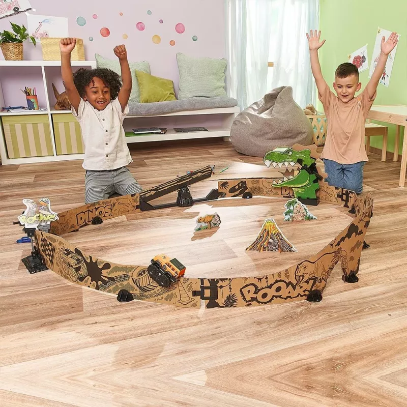 Rotaļu trases komplekts VTech Car-Board Racers Dino Adventure Set, trase