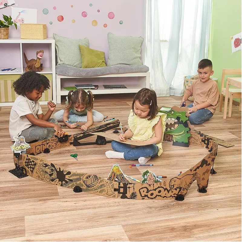 Rotaļu trases komplekts VTech Car-Board Racers Dino Adventure Set, trase
