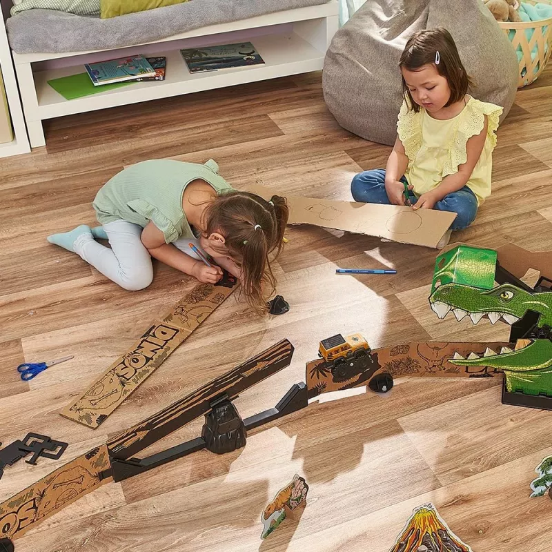 Rotaļu trases komplekts VTech Car-Board Racers Dino Adventure Set, trase