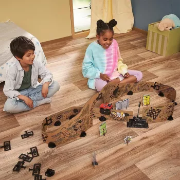 VTech Car-Board Racers 563904, 5 gadi, nepieciešamas baterijas, AA, kartons, gumija, daudzkrāsains