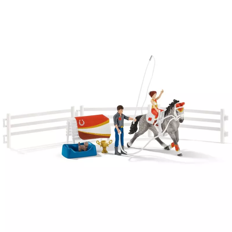 Rotaļlietu komplekts Schleich HORSE CLUB Mijas voltižēšanas komplekts