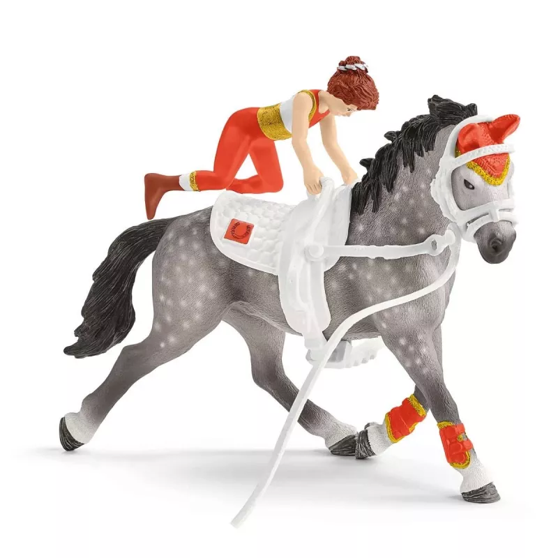 Rotaļlietu komplekts Schleich HORSE CLUB Mijas voltižēšanas komplekts