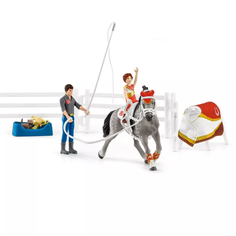 Rotaļlietu komplekts Schleich HORSE CLUB Mijas voltižēšanas komplekts
