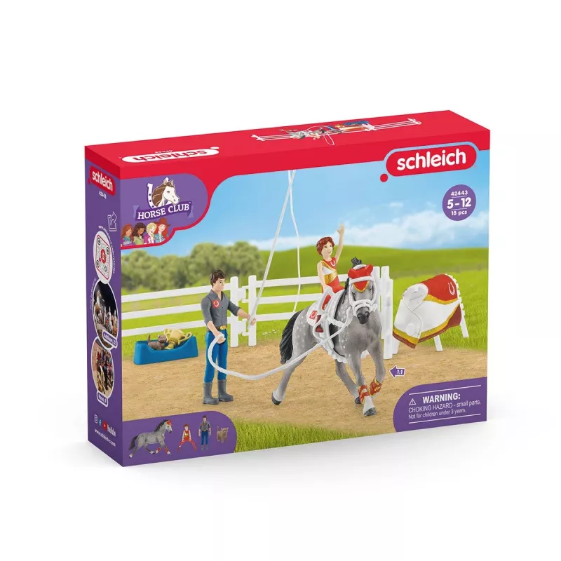 Rotaļlietu komplekts Schleich HORSE CLUB Mijas voltižēšanas komplekts