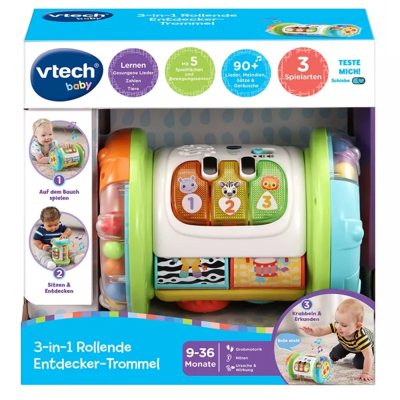 VTech Baby 562604, 0,75 gadi, Nepieciešamas baterijas, AAA, Daudzkrāsains