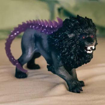 Figūra Schleich ELDRADOR CREATURES Ēnu lauva 42555 kolekcionējama rotaļlieta
