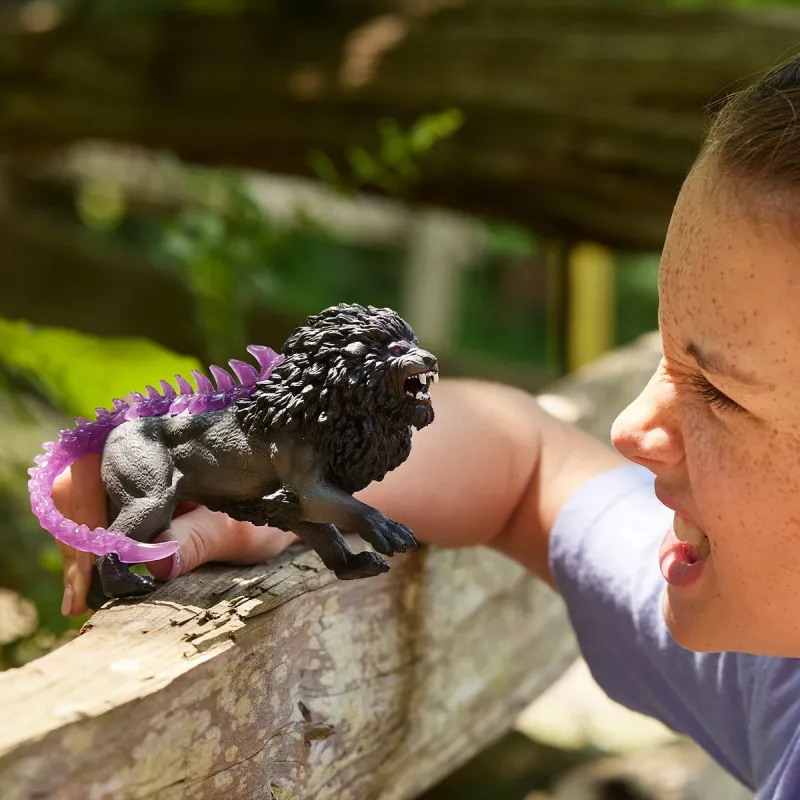 Figūra Schleich ELDRADOR CREATURES Ēnu lauva 42555 kolekcionējama rotaļlieta