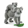 Schleich WILD LIFE Koala Mother and Baby 42566 zaļa pelēka