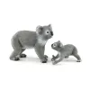 Schleich WILD LIFE Koala Mother and Baby 42566 zaļa pelēka