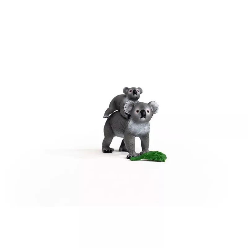Schleich WILD LIFE Koala Mother and Baby 42566 zaļa pelēka