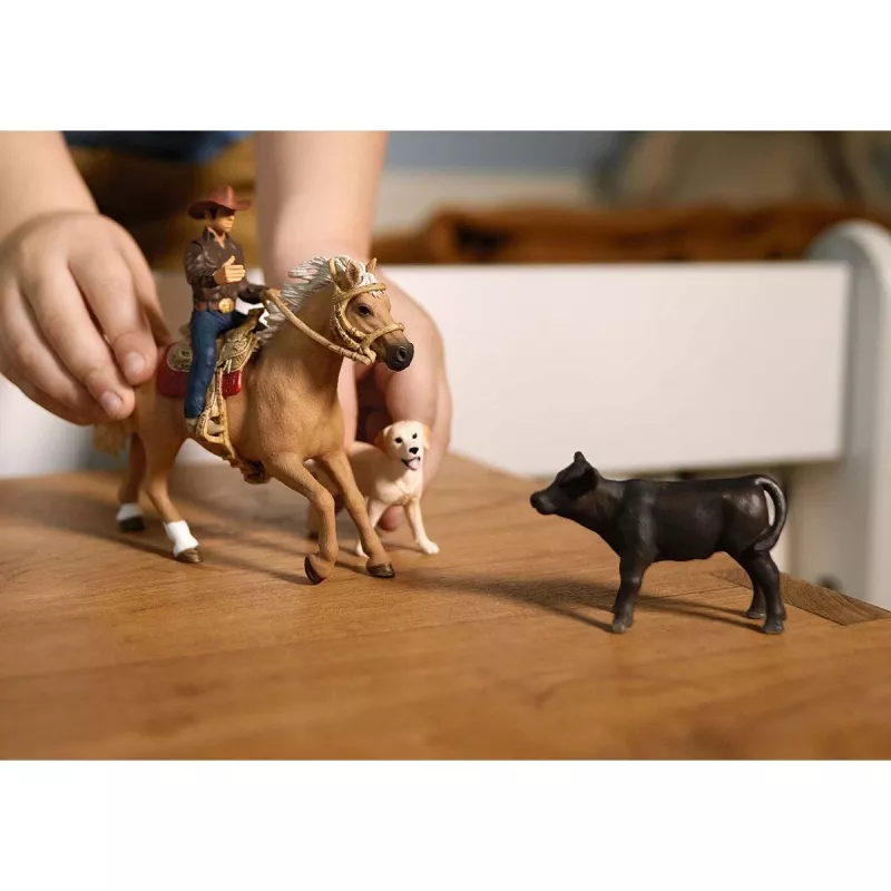 schleich Western Riding Adventures, 3 g., Daudzkrāsains