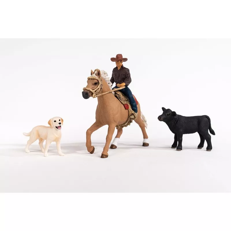 schleich Western Riding Adventures, 3 g., Daudzkrāsains