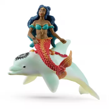 schleich Izabella uz delfīna, 5 gadi, Daudzkrāsains