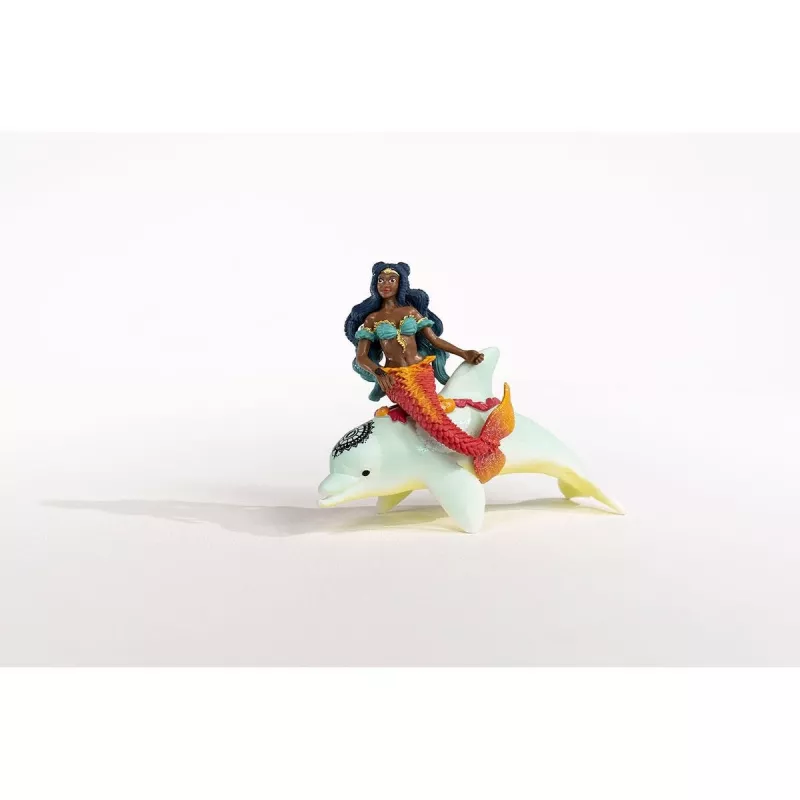 schleich Izabella uz delfīna, 5 gadi, Daudzkrāsains