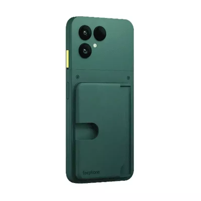 Karšu turētājs Fairphone mobilā tālruņa maciņam — modelis F6CRDH-1GR-WW1, zaļš, plastmasa, 73,1×106,5×8,4 mm
