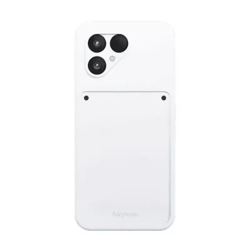 Aizsargājošs mobilā tālruņa vāciņš Fairphone v1 priekš Fairphone (Gen. 6) – vāciņš, piemērots 16 cm (6,3 collu) ekrāniem, balts