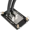 CPU dzesētāja kontaktligzdas montāžas komplekts SILVERSTONE XAC-MK-4710 — kronšteins Intel LGA4677 / LGA4710, melns, XE360PDD / XE360 sērijai