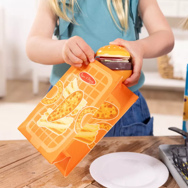 Melissa & Doug Flip & Fry Grill rotaļu komplekts ar Water WOW krāsu mainošu rotaļu ēdienu, pirmsskolas rotaļlieta, vecumam no 3 gadiem