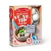 Melissa & Doug Simmer & Stir Stovetop Play Set ar Water WOW! Krāsu atklāšanas rotaļu ēdienu pirmsskolas rotaļlieta vecumam no 3 gadiem