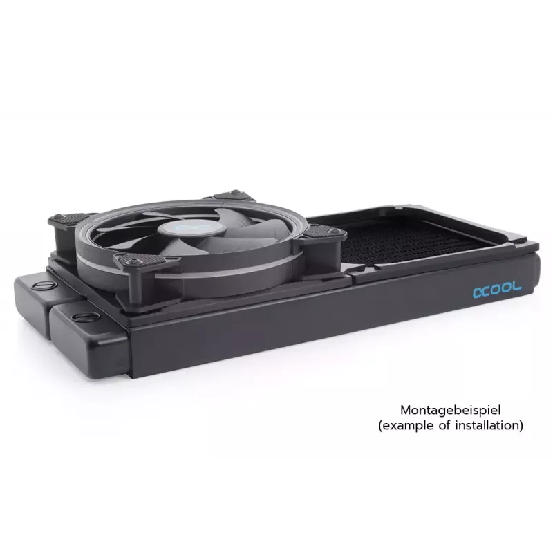 Dzesēšanas sistēma Alphacool 24831 Silikona Melns 14cm Ventilators