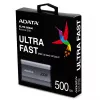 ADATA SE880 500 GB USB Type-C 3.2 Gen 2 (3.1 Gen 2) Wi-Fi pelēks