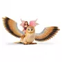 schleich BAYALA Feja lidojumā uz Glam-Owl, 5 gadi, Saules elfi, vienradži un fejas, Daudzkrāsu, Plastmasa