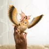 schleich BAYALA Feja lidojumā uz Glam-Owl, 5 gadi, Saules elfi, vienradži un fejas, Daudzkrāsu, Plastmasa