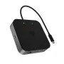 ICY BOX 7-in-1 USB4® DockingStation ar dubulto video izeju, Vadu, USB4, 60 W, 3,5 mm, 10,100,1000 Mbit/s, Antracīta