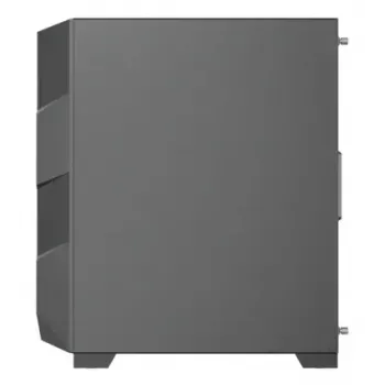 PC Midi Tower korpuss XILENCE Performance A+ BREEZE II — melns, rūdīts stikls, atbalsta ATX/Micro‑ATX/Mini‑ITX, 3x140 mm priekšā, 1x120 mm aizmugurē