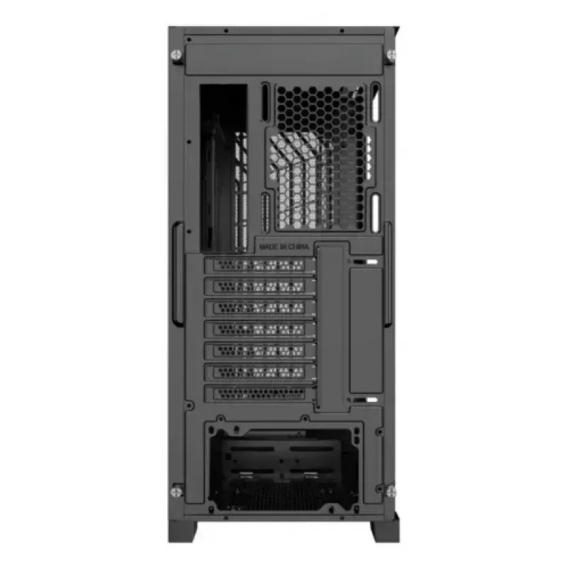 PC Midi Tower korpuss XILENCE Performance A+ BREEZE II — melns, rūdīts stikls, atbalsta ATX/Micro‑ATX/Mini‑ITX, 3x140 mm priekšā, 1x120 mm aizmugurē
