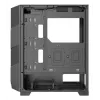 PC Midi Tower korpuss XILENCE Performance A+ BREEZE II — melns, rūdīts stikls, atbalsta ATX/Micro‑ATX/Mini‑ITX, 3x140 mm priekšā, 1x120 mm aizmugurē