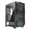PC Midi Tower korpuss XILENCE Performance A+ BREEZE II — melns, rūdīts stikls, atbalsta ATX/Micro‑ATX/Mini‑ITX, 3x140 mm priekšā, 1x120 mm aizmugurē
