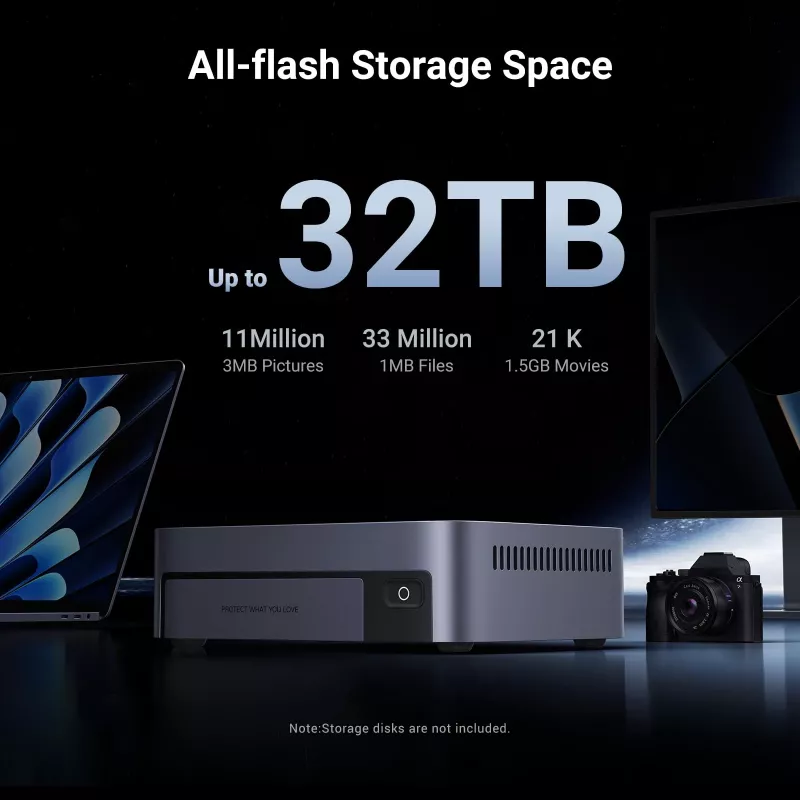 Ugreen DXP480T Plus NAS Desktop Intel® Core™ i5 8 GB DDR5 pelēks