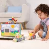 Koka saspiežamo-spēlējamo transportlīdzekļu būvēšanas komplekts Melissa & Doug Blockables, 54 gab., savienojami, FSC sertificēti