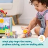 Koka saspiežamo-spēlējamo transportlīdzekļu būvēšanas komplekts Melissa & Doug Blockables, 54 gab., savienojami, FSC sertificēti