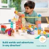 Koka saspiežamo-spēlējamo transportlīdzekļu būvēšanas komplekts Melissa & Doug Blockables, 54 gab., savienojami, FSC sertificēti