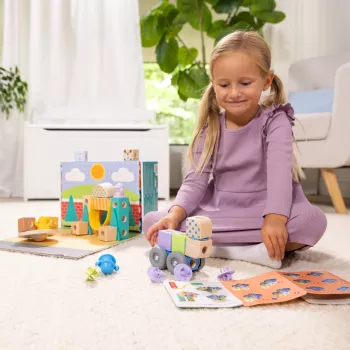 Melissa & Doug MDT BBN Blockables Town Pyst GML, 2 gadi, 73 gab., Plastmasa, Koks