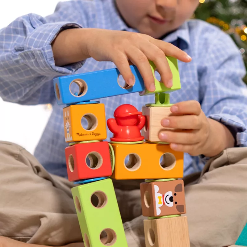 Melissa & Doug MDT BBN Blockables Town Pyst GML, 2 gadi, 73 gab., Plastmasa, Koks