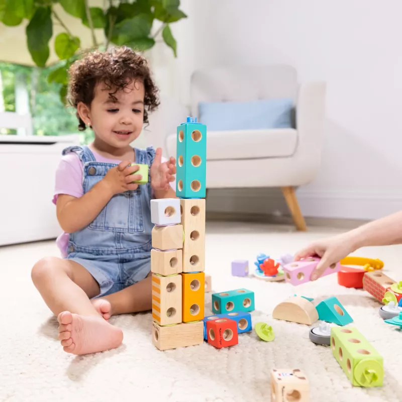 Melissa & Doug MDT BBN Blockables Town Pyst GML, 2 gadi, 73 gab., Plastmasa, Koks