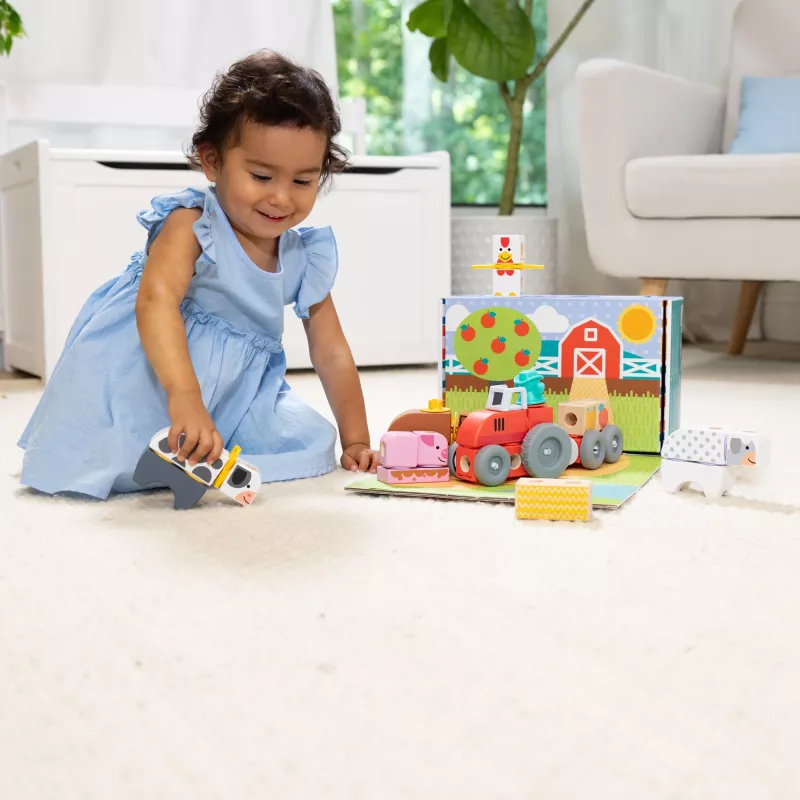 Melissa & Doug MDT BBN Blockables Farm GML, 2 yr(s), 56 gab., Plastic, Wood