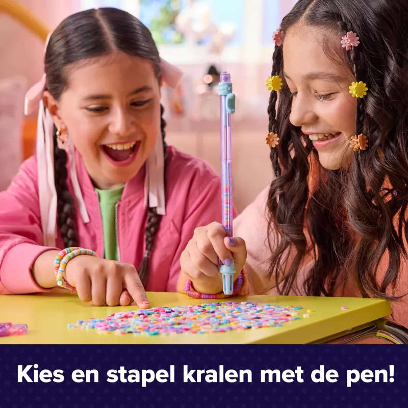 Aproču izgatavošanas komplekts Spin Master Cool Maker Stack'd Heishi Bracelet Studio — rokdarbu komplekts heishi stila aproču veidošanai