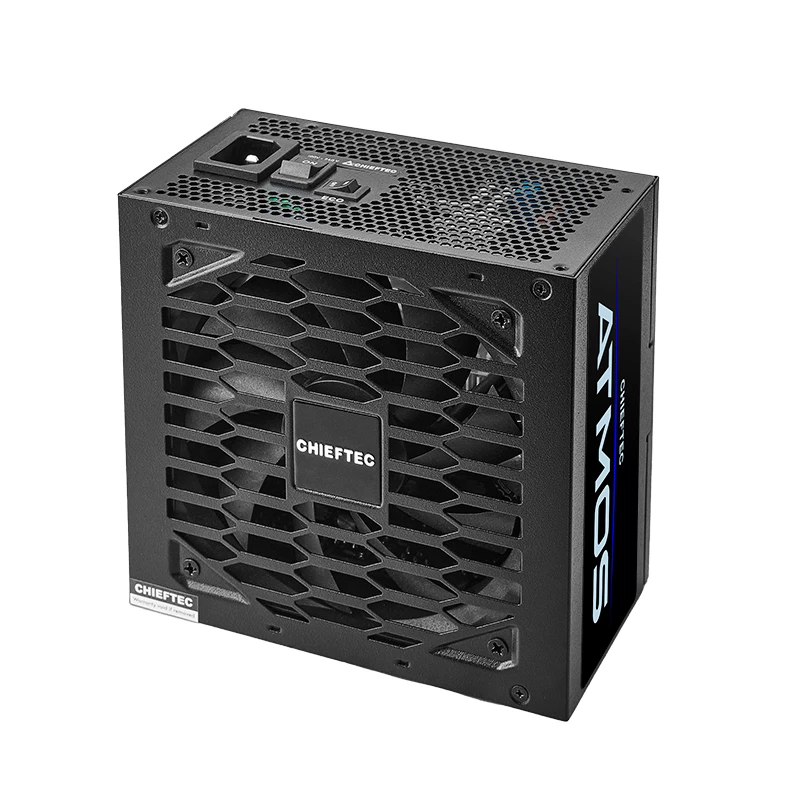 Chieftec Atmos barošanas bloks 750 W 20+4 kontaktu ATX ATX Melns