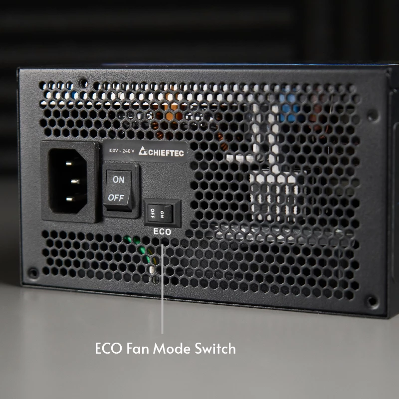 Chieftec Atmos barošanas bloks 850 W 20+4 kontaktu ATX ATX melns
